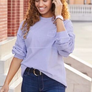 Disney Parks Walt Disney World Lavender Longsleeve Spirit Jersey